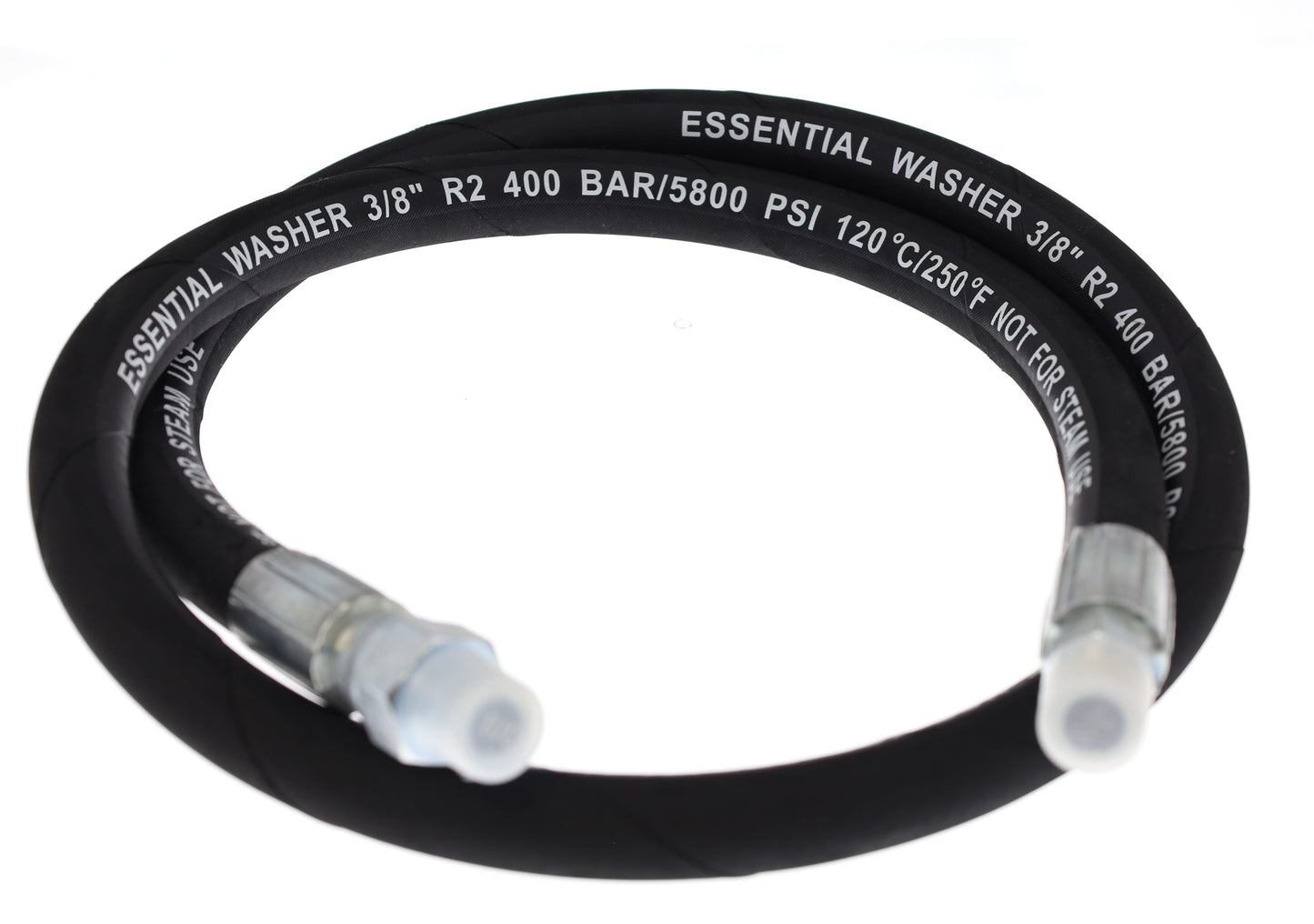 6 FT Whip Line for Pressure Washers | 3/8" 5800 PSI | Premium Commercial Grade Utility for Various Applications