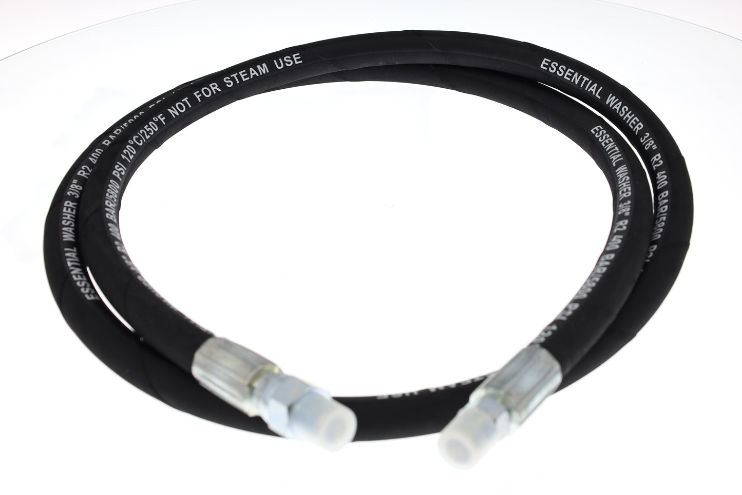 6 FT Whip Line for Pressure Washers | 3/8" 5800 PSI | Premium Commercial Grade Utility for Various Applications