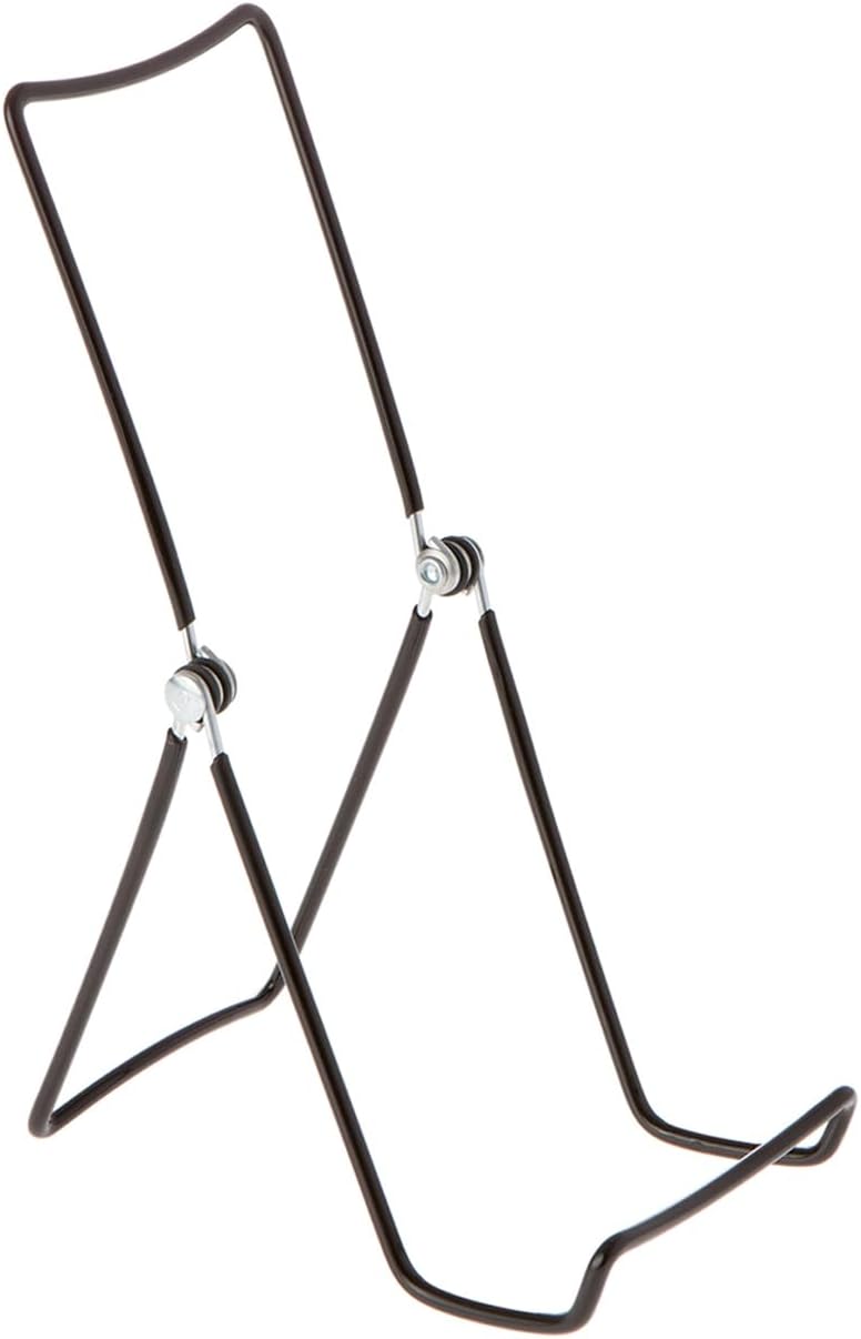 Gibson Holders 6AC Adjustable Black Wire Display Easel, 3.75" W x 8" H, Pack of 3