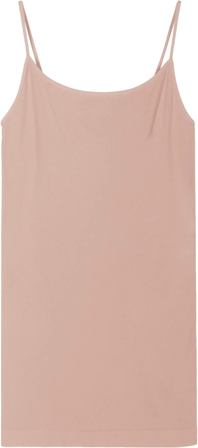 NIKIBIKI Women Seamless Premium Classic Camisole, Made in U.S.A, One Size