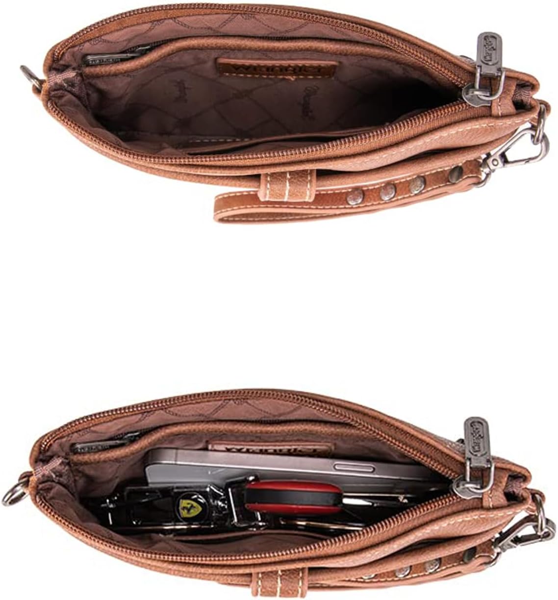 Wrangler Western Crossbody Bags for Women Clutch Wristlet Purse