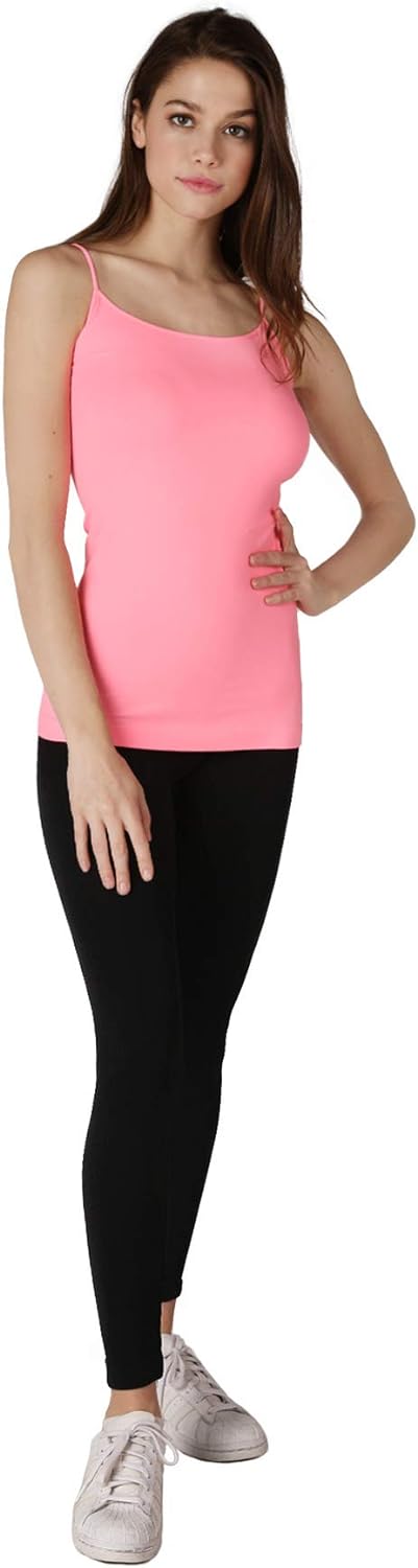 NIKIBIKI Women Seamless Premium Classic Camisole, Made in U.S.A, One Size