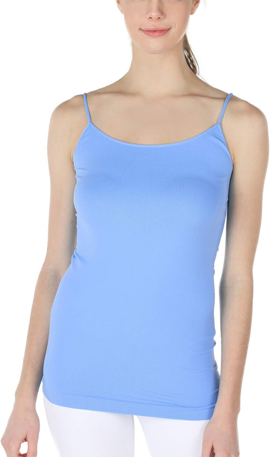 NIKIBIKI Women Seamless Premium Classic Camisole, Made in U.S.A, One Size