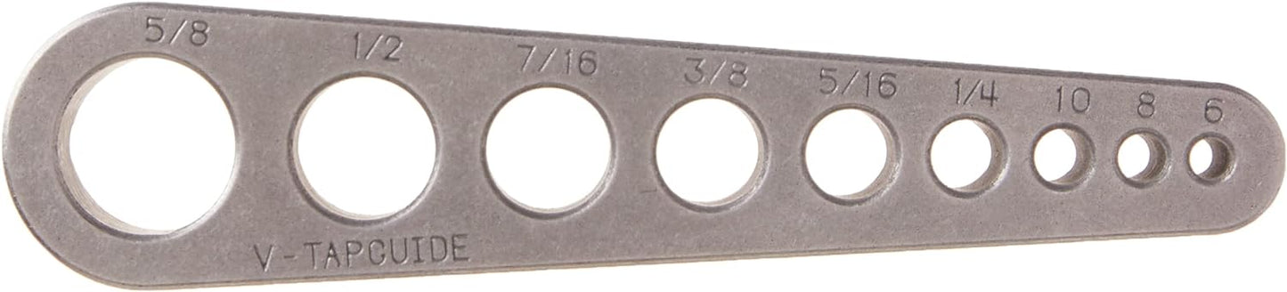 Big Gator Tools V-Tap Guide, Standard Sizes 0-80 to 5/8"