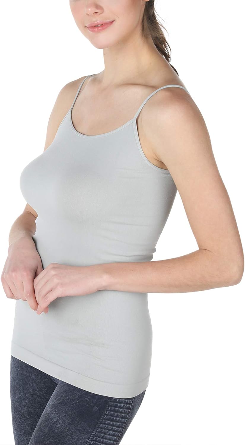 NIKIBIKI Women Seamless Premium Classic Camisole, Made in U.S.A, One Size