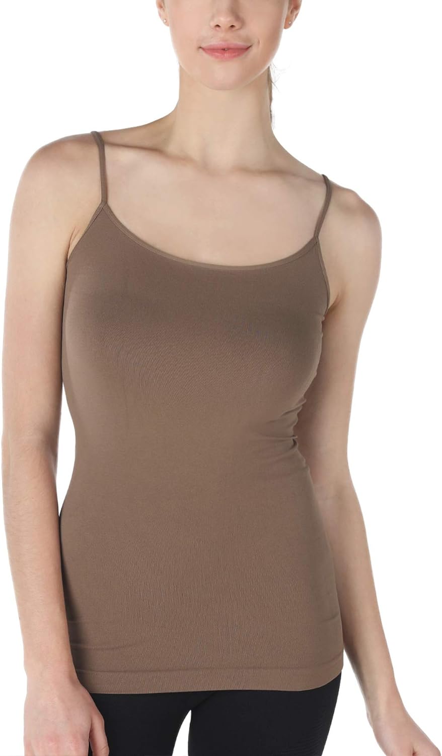 NIKIBIKI Women Seamless Premium Classic Camisole, Made in U.S.A, One Size