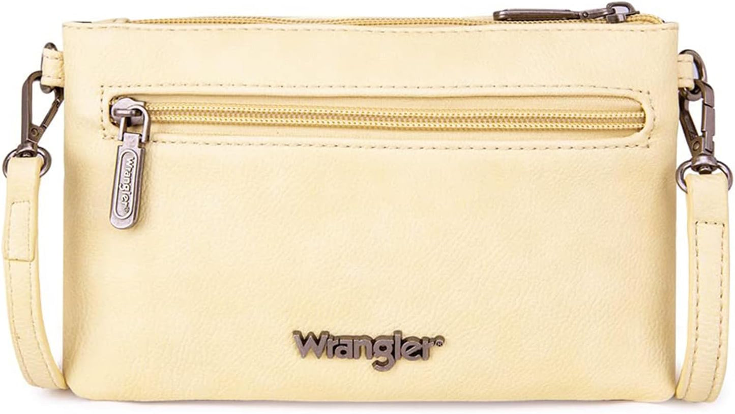 Wrangler Western Crossbody Bags for Women Clutch Wristlet Purse
