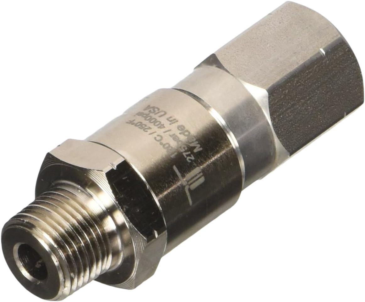 Mosmatic Live Pressure Washer Swivel - 4000 PSI, 3/8in. NPT-M, Stainless Steel, Model# DGV