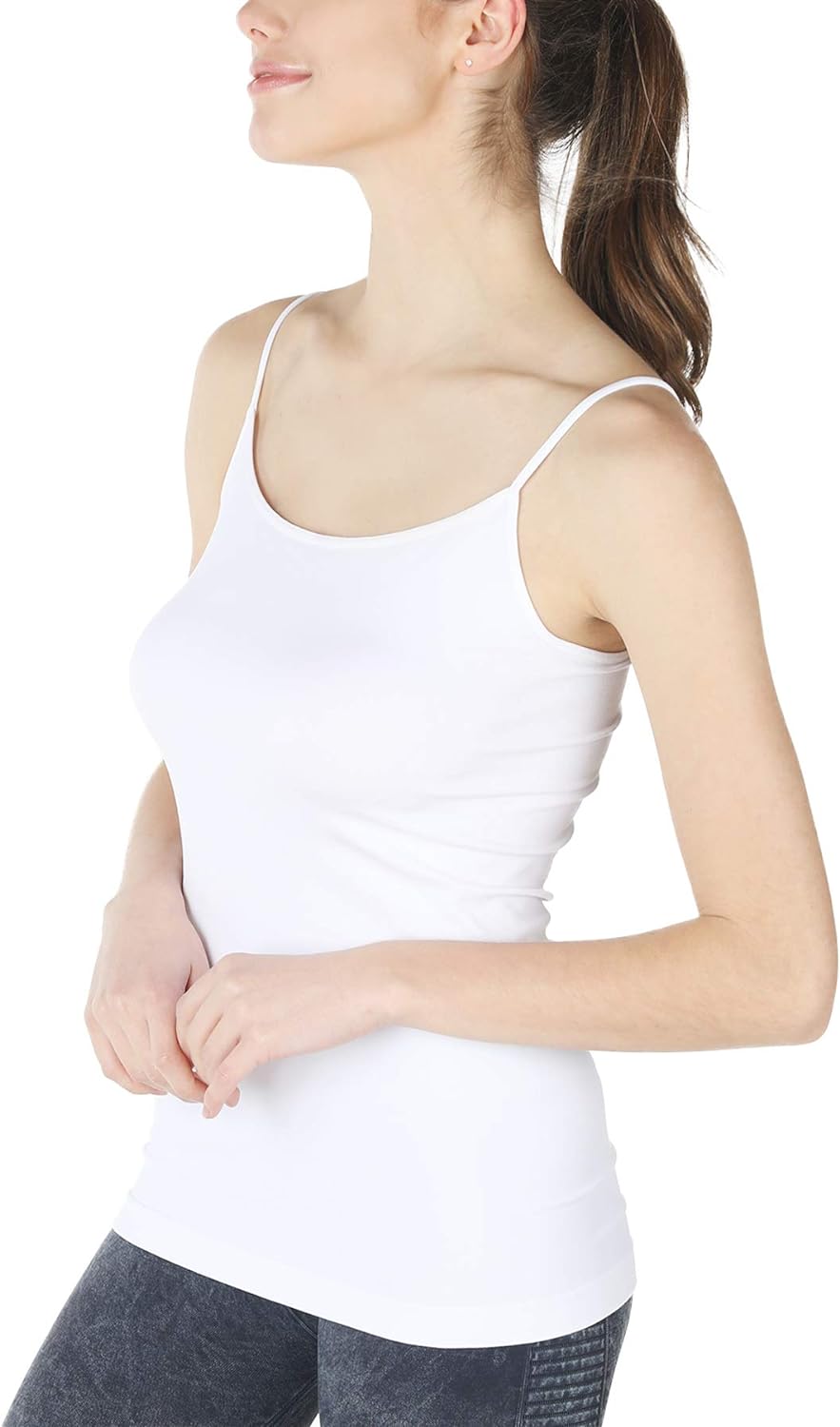 NIKIBIKI Women Seamless Premium Classic Camisole, Made in U.S.A, One Size