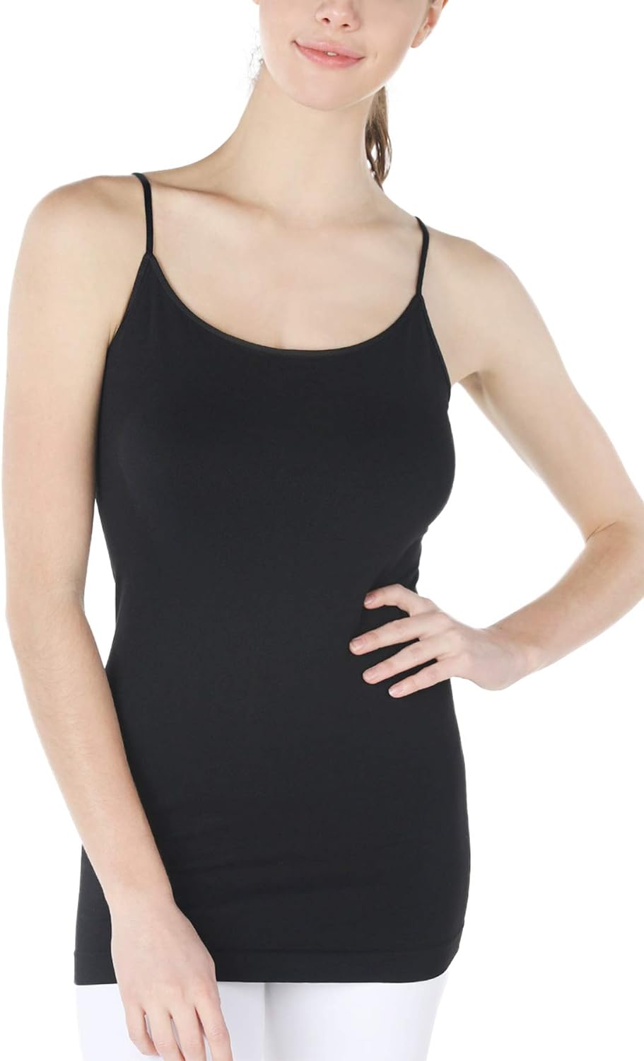 NIKIBIKI Women Seamless Premium Classic Camisole, Made in U.S.A, One Size