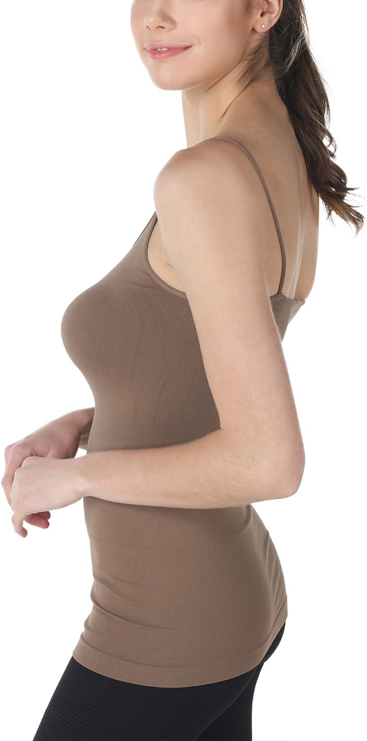 NIKIBIKI Women Seamless Premium Classic Camisole, Made in U.S.A, One Size