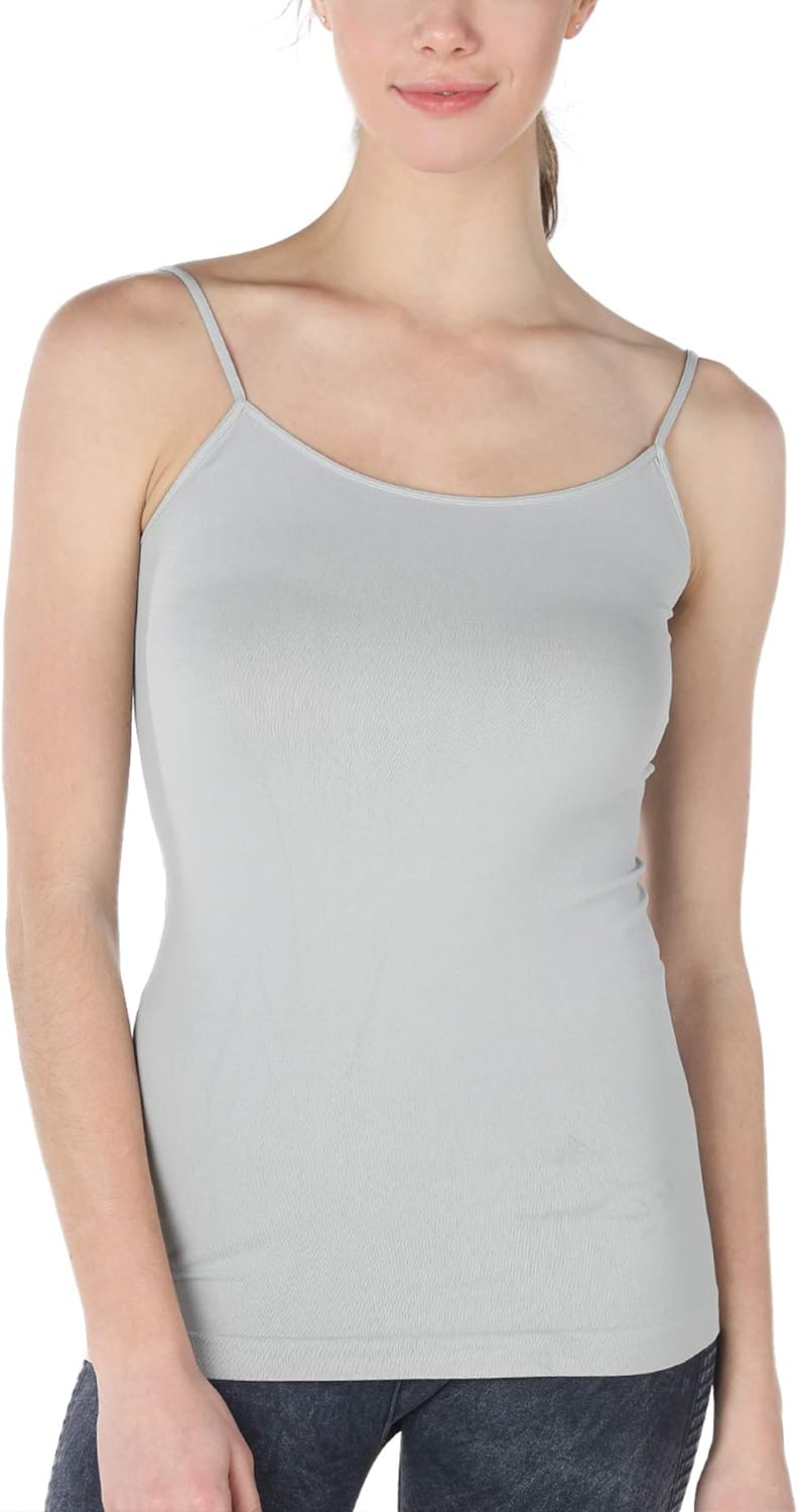 NIKIBIKI Women Seamless Premium Classic Camisole, Made in U.S.A, One Size