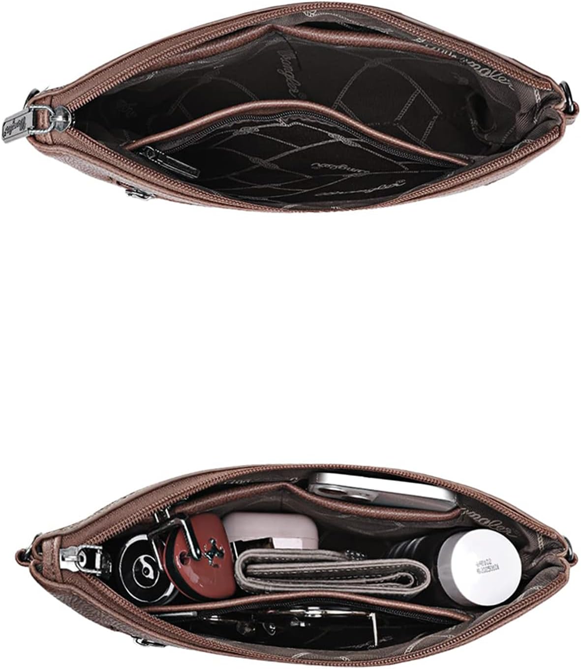 Wrangler Western Crossbody Bags for Women Clutch Wristlet Purse