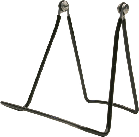 Gibson Holders 12-Pack 2AX - Two Wire/Wide Base Display Stand for Kitchenware, Plates, Electronics, Artwork, & More - Black