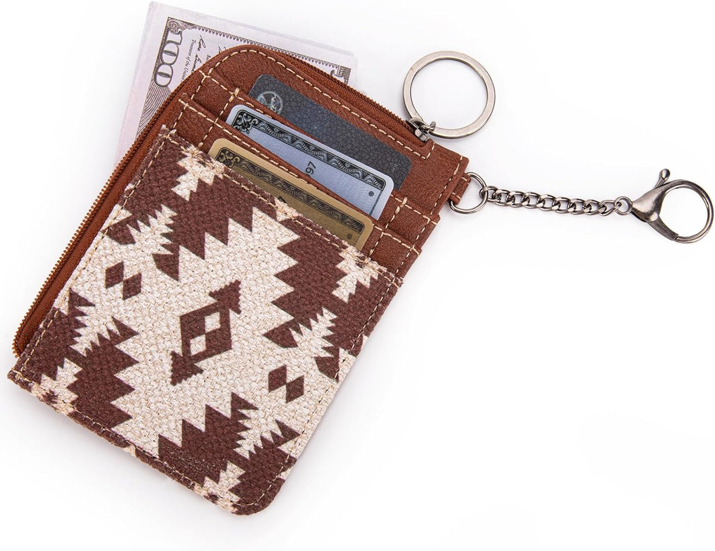 Montana West Wrangler Card Wallet Boho Aztec Credit Card Holder for Women
