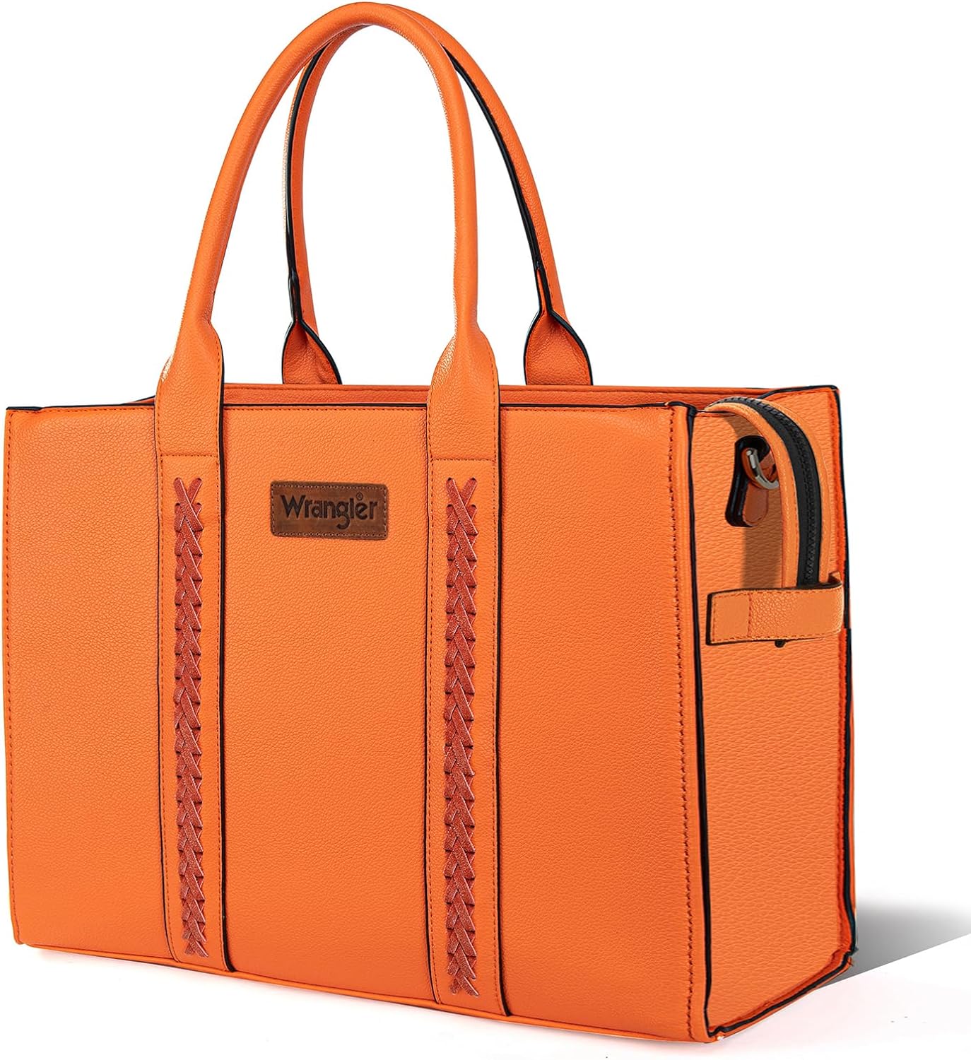 Wrangler Tote Bag for Women Shoulder Purse Handbag with Zipper Crossbody Bag
