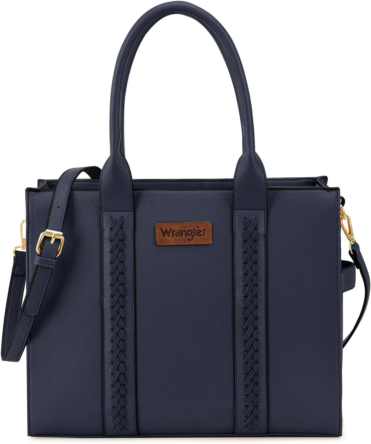 Wrangler Tote Bag for Women Shoulder Purse Handbag with Zipper Crossbody Bag