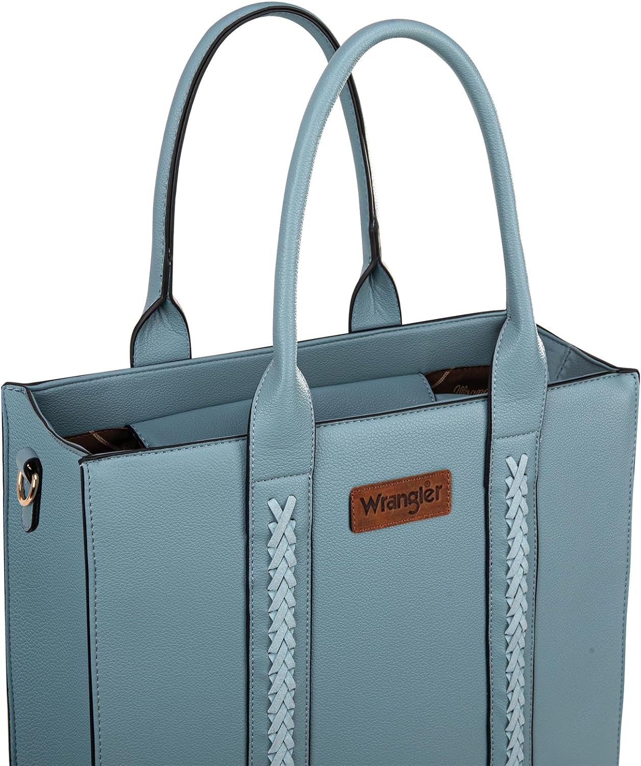 Wrangler Tote Bag for Women Shoulder Purse Handbag with Zipper Crossbody Bag