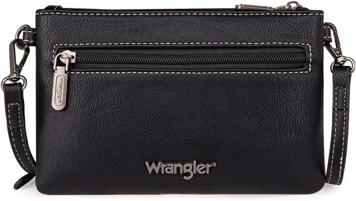 Wrangler Western Crossbody Bags for Women Clutch Wristlet Purse