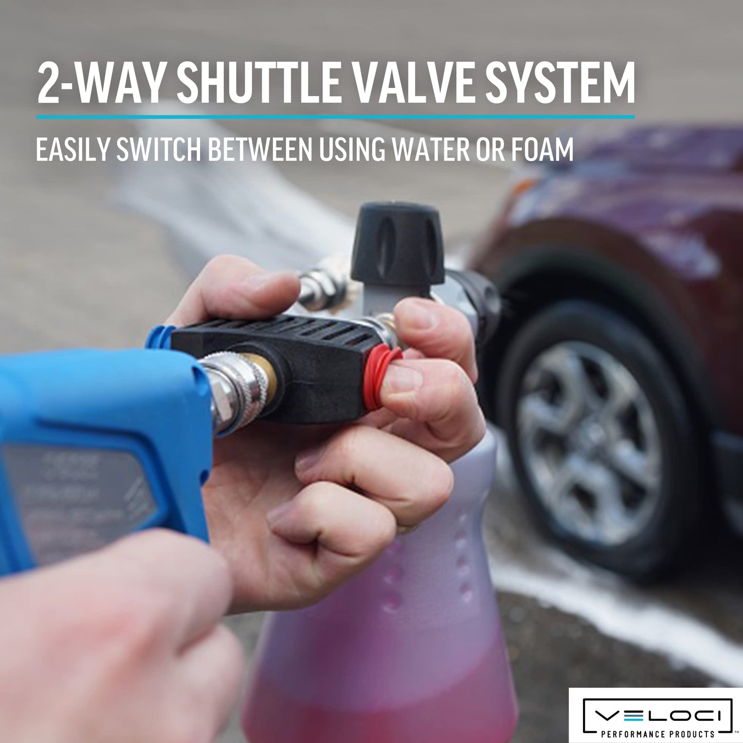 MTM Hydro Pressure Washer and Foam Cannon Extension Wand, High Pressure Foam Sprayer 3700 PSI for Car Wash and Detailing, Pressure Washer Accessories