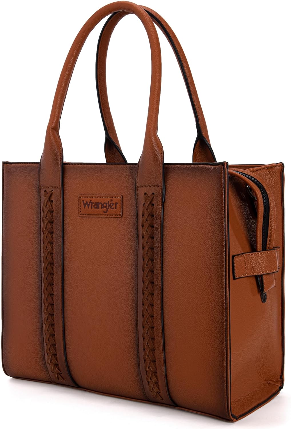 Wrangler Tote Bag for Women Shoulder Purse Handbag with Zipper Crossbody Bag
