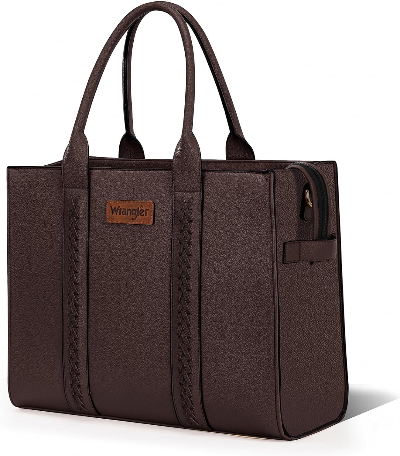 Wrangler Tote Bag for Women Shoulder Purse Handbag with Zipper Crossbody Bag