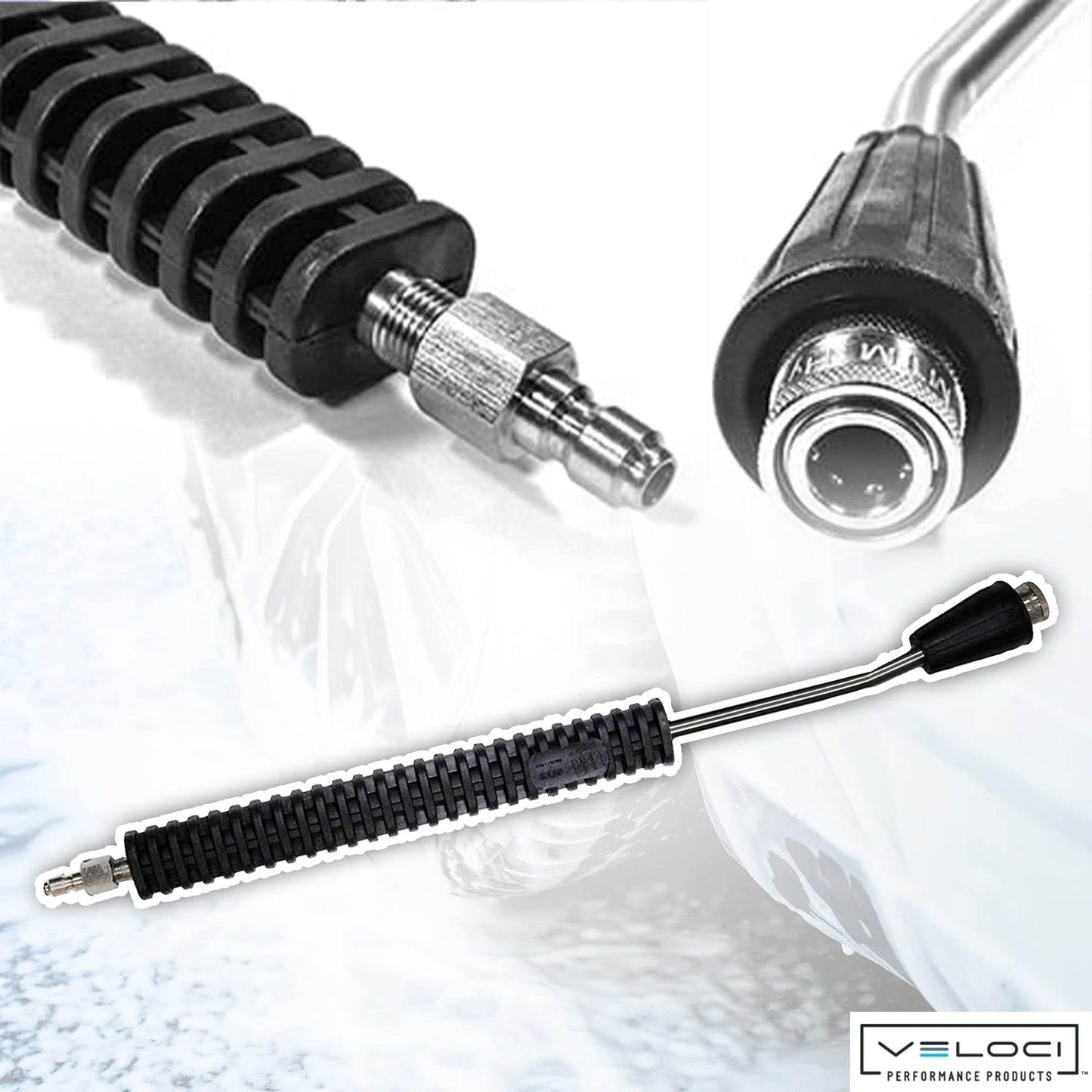 MTM Hydro Pressure Washer 20? Extension Wand Kit, High Pressure Sprayer 4100 PSI for Car Wash and Detailing, Pressure Washer Accessories for Foam Cannon