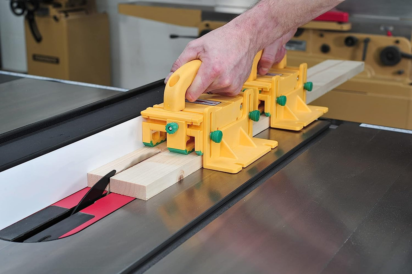 MICROJIG GRR-RIPPER GR-100 3D Table Saw Pushblock, Yellow
