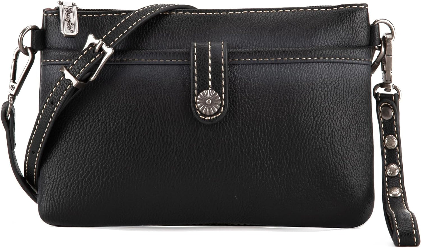 Wrangler Western Crossbody Bags for Women Clutch Wristlet Purse