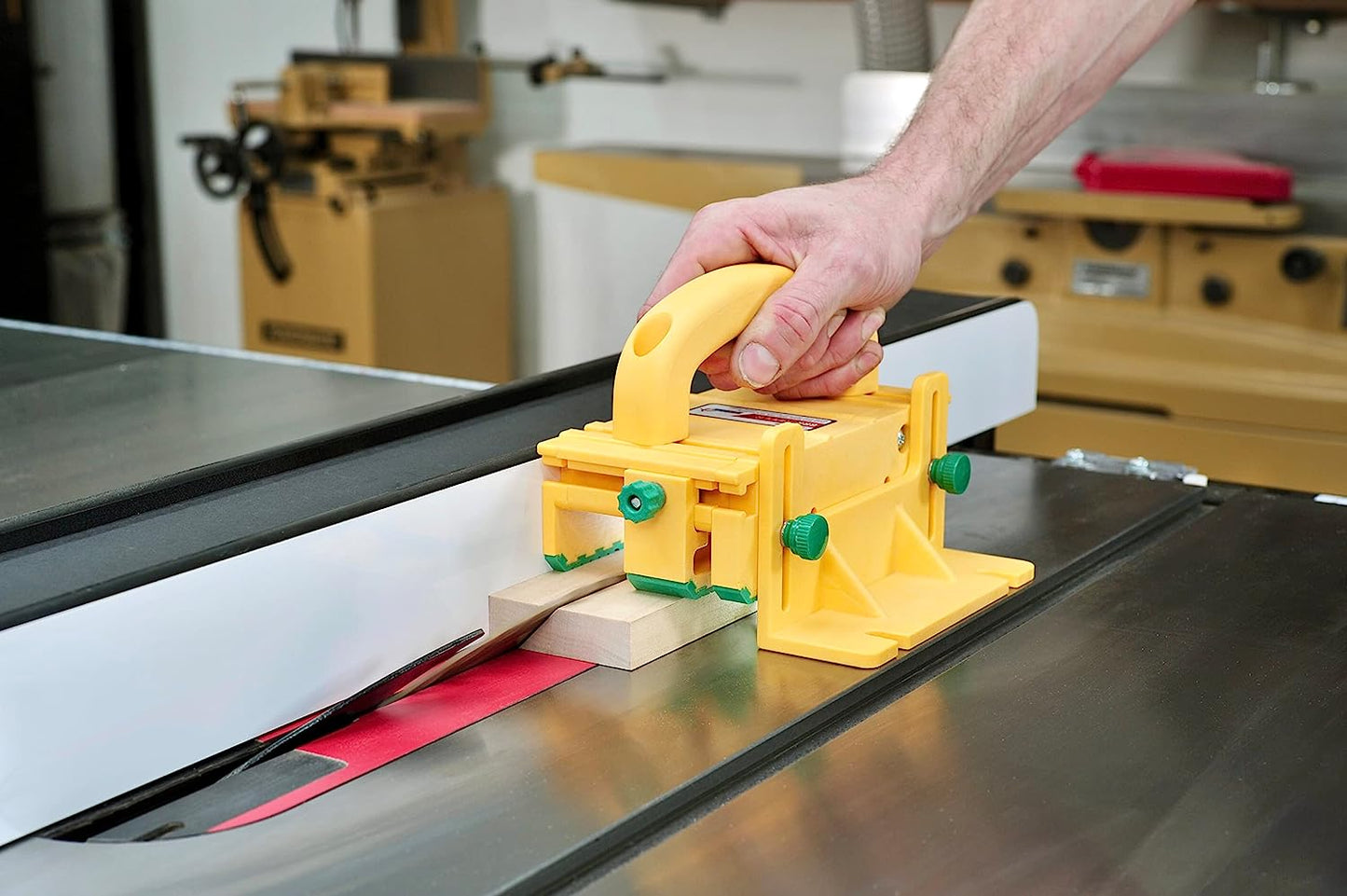 MICROJIG GRR-RIPPER GR-100 3D Table Saw Pushblock, Yellow