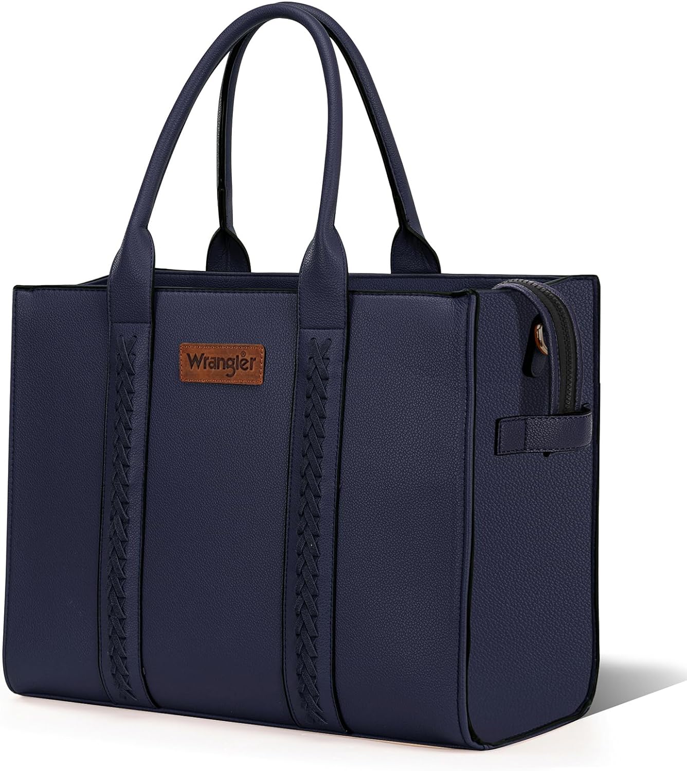 Wrangler Tote Bag for Women Shoulder Purse Handbag with Zipper Crossbody Bag