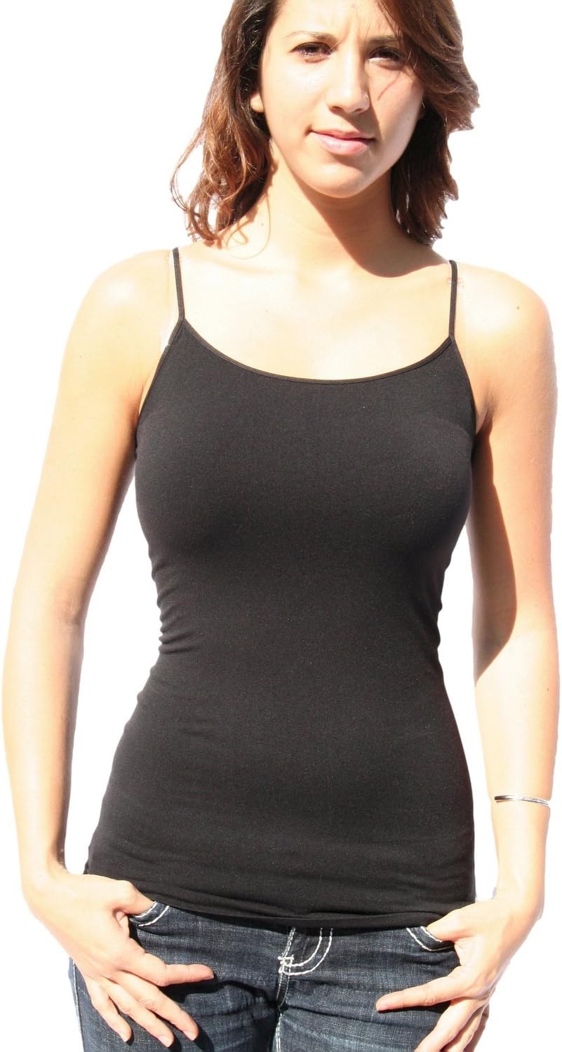 NIKIBIKI Women Seamless Premium Classic Camisole, Made in U.S.A, One Size