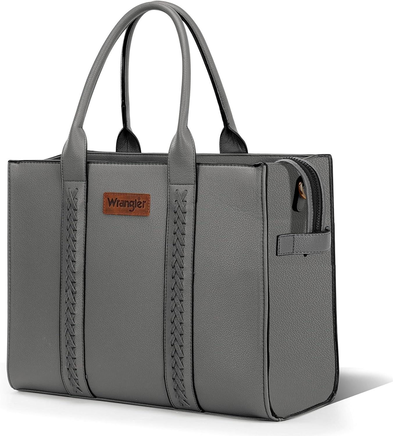 Wrangler Tote Bag for Women Shoulder Purse Handbag with Zipper Crossbody Bag