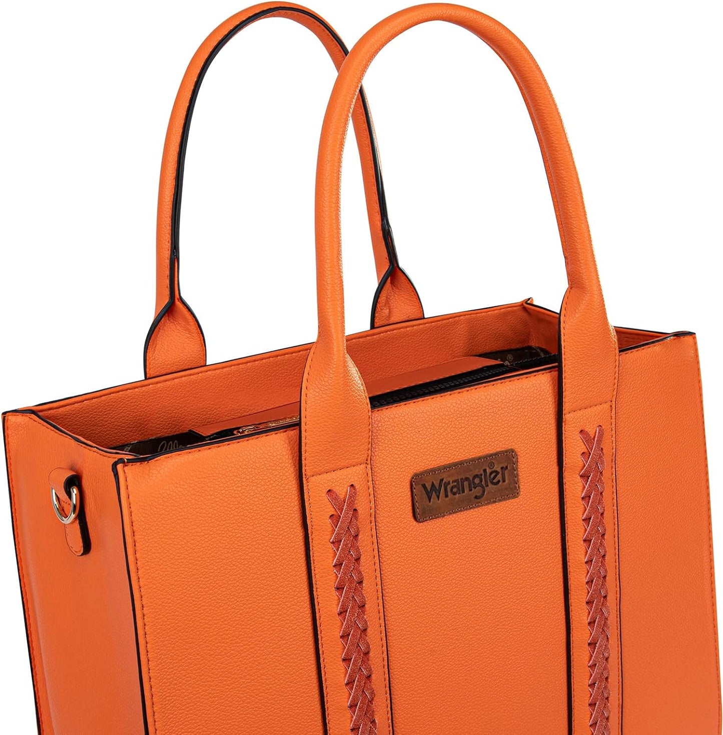 Wrangler Tote Bag for Women Shoulder Purse Handbag with Zipper Crossbody Bag