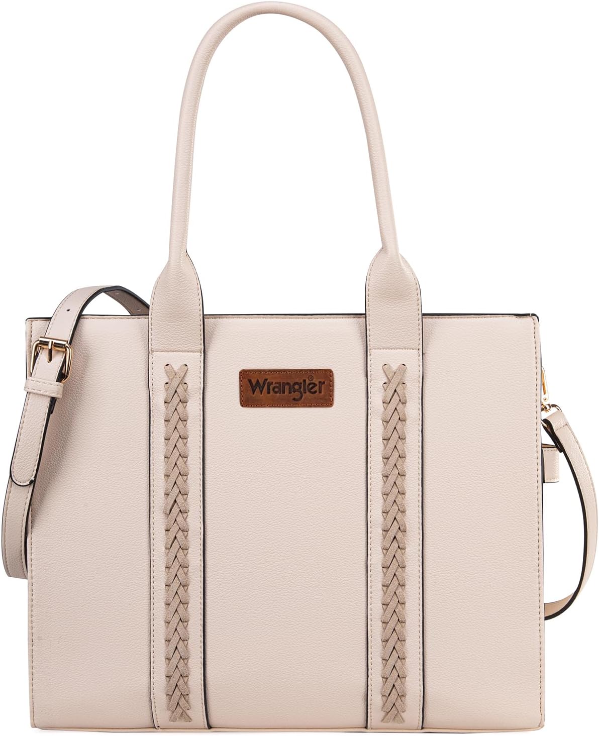 Wrangler Tote Bag for Women Shoulder Purse Handbag with Zipper Crossbody Bag
