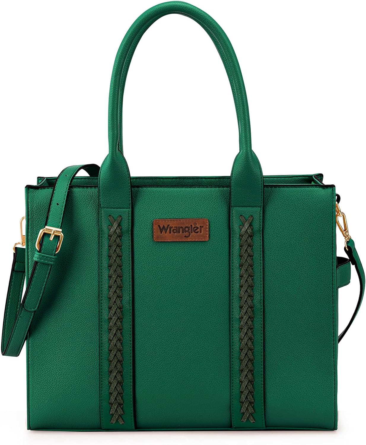 Wrangler Tote Bag for Women Shoulder Purse Handbag with Zipper Crossbody Bag