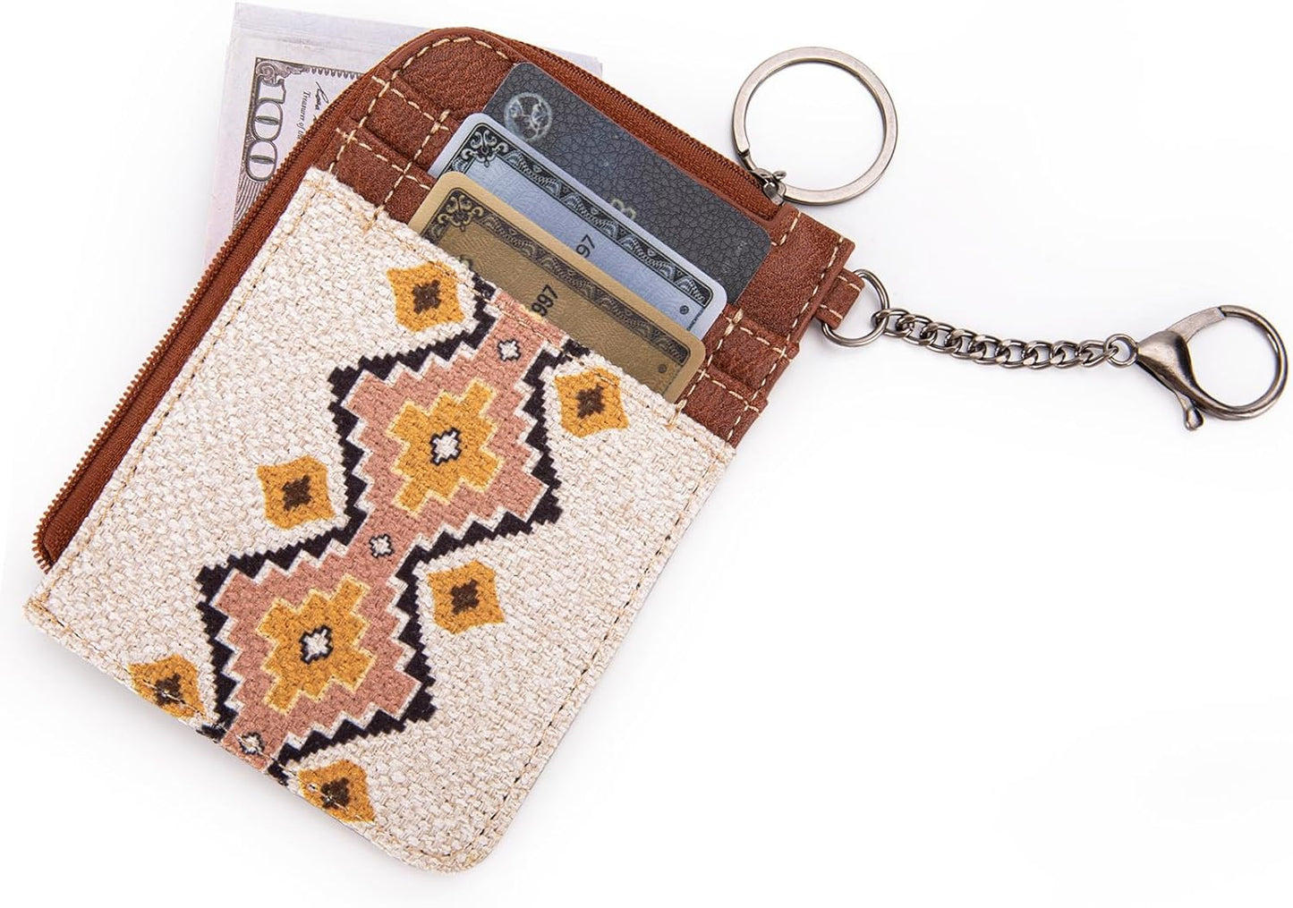 Montana West Wrangler Card Wallet Boho Aztec Credit Card Holder for Women