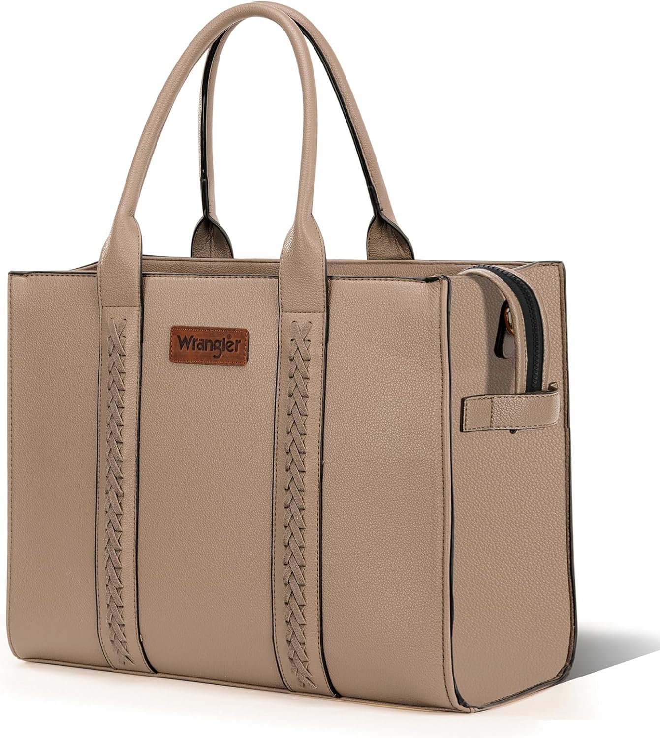 Wrangler Tote Bag for Women Shoulder Purse Handbag with Zipper Crossbody Bag
