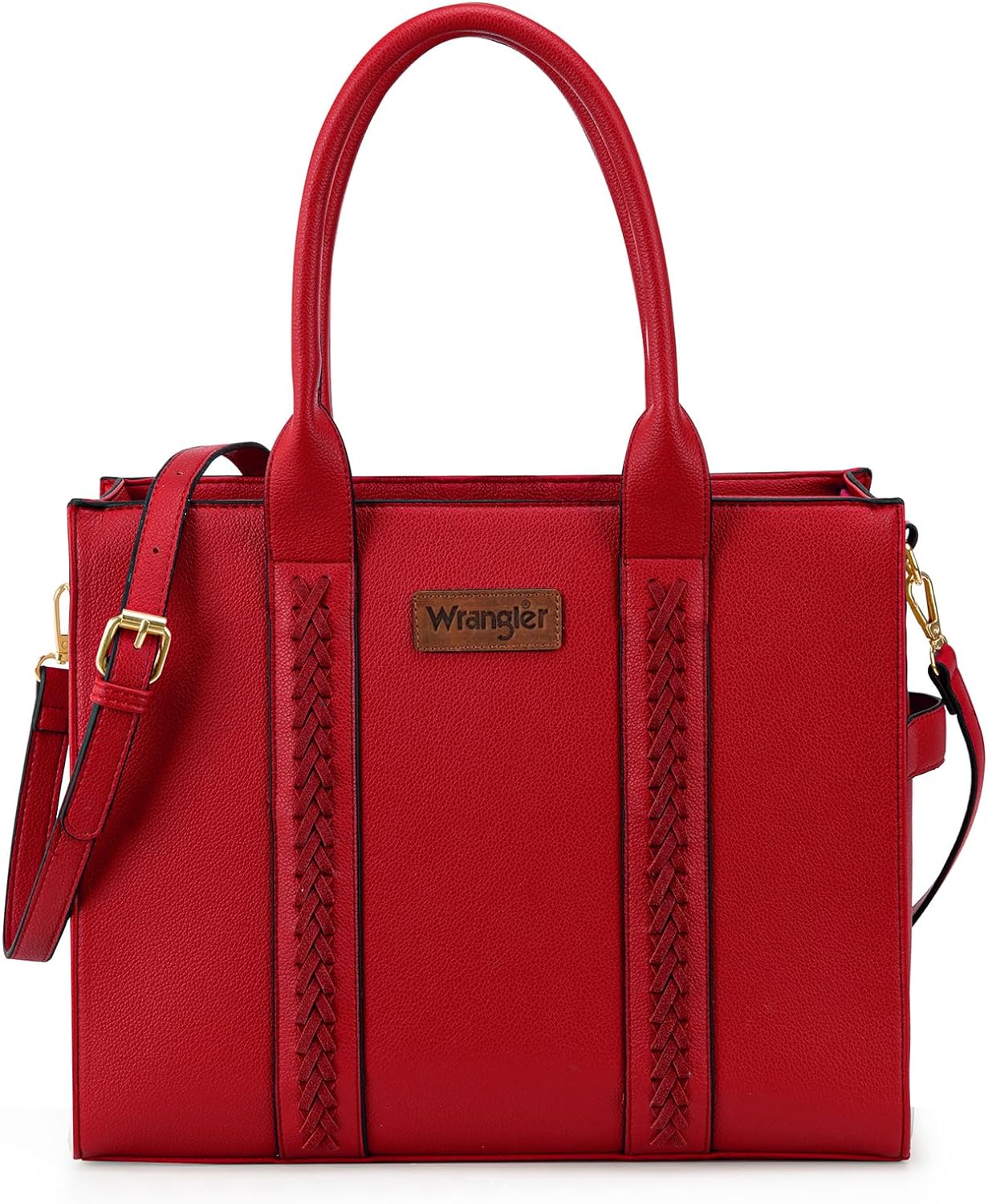 Wrangler Tote Bag for Women Shoulder Purse Handbag with Zipper Crossbody Bag