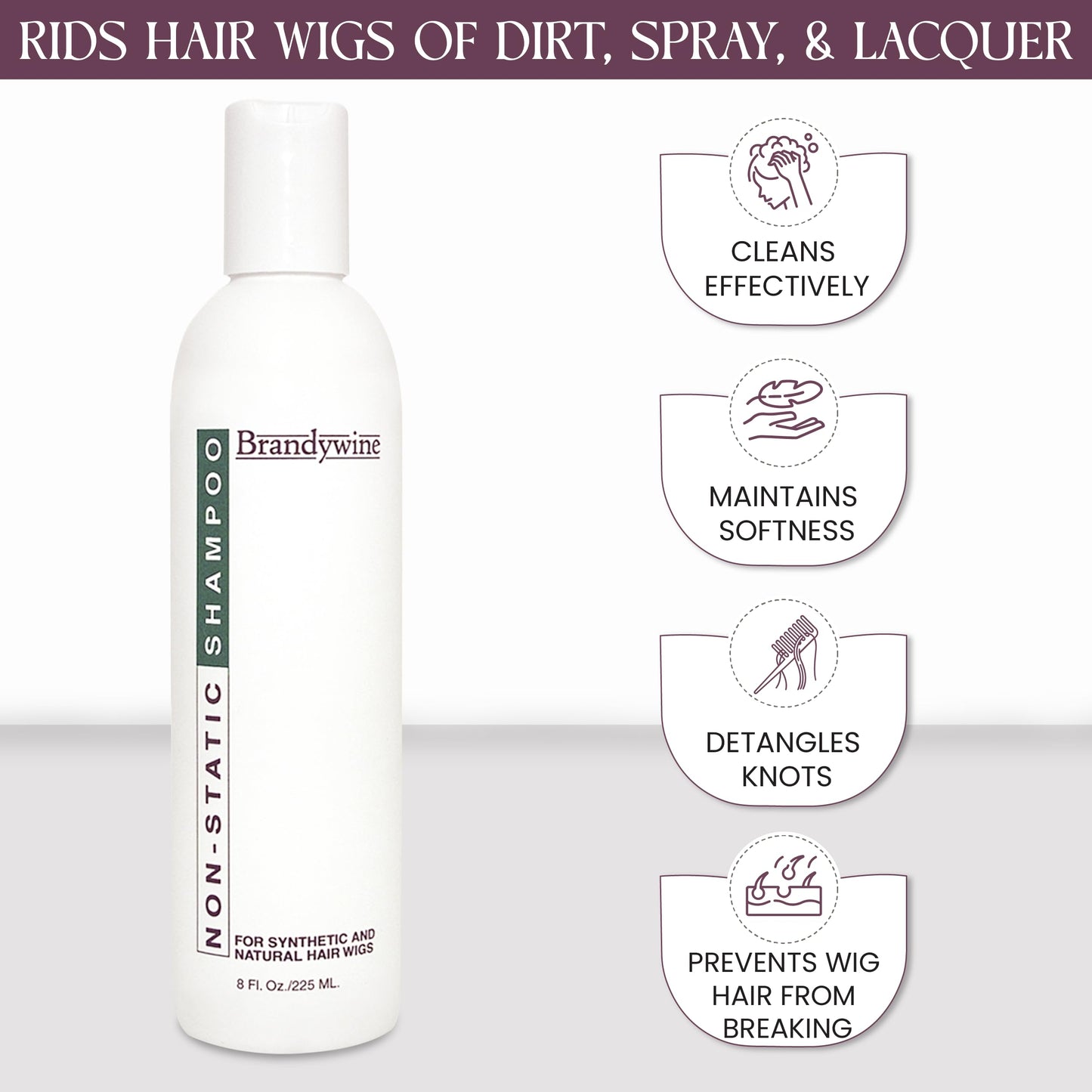 Brandywine Non Static Shampoo (8 oz)