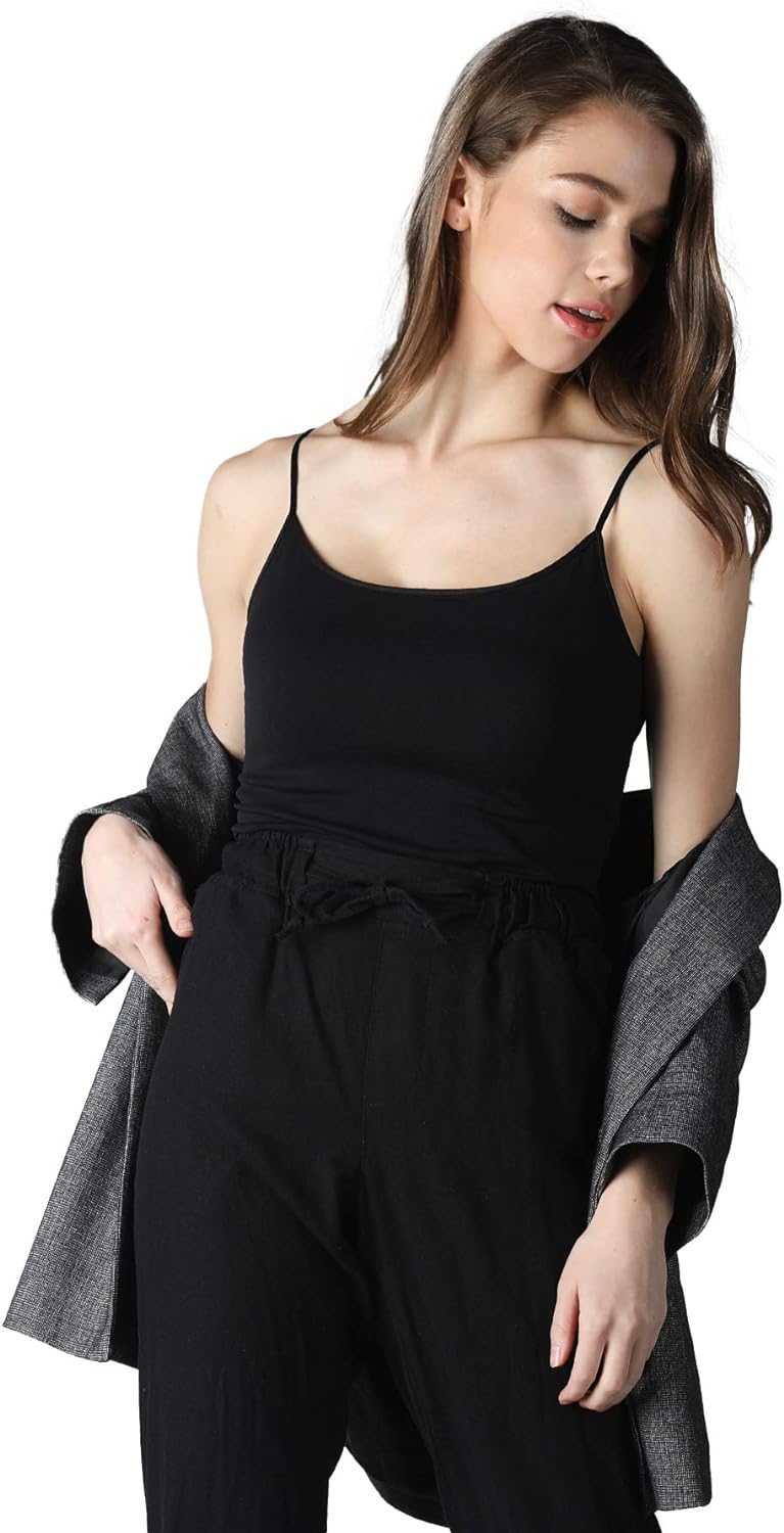 NIKIBIKI Women Seamless Premium Classic Camisole, Made in U.S.A, One Size