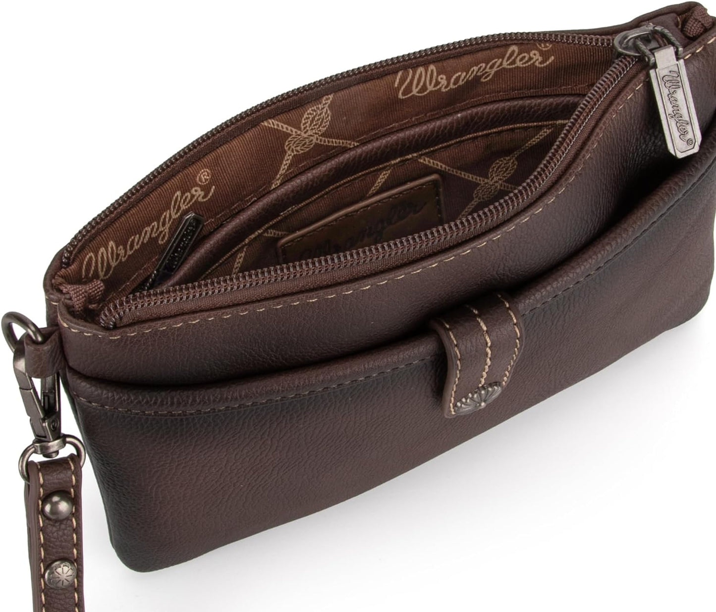 Wrangler Western Crossbody Bags for Women Clutch Wristlet Purse