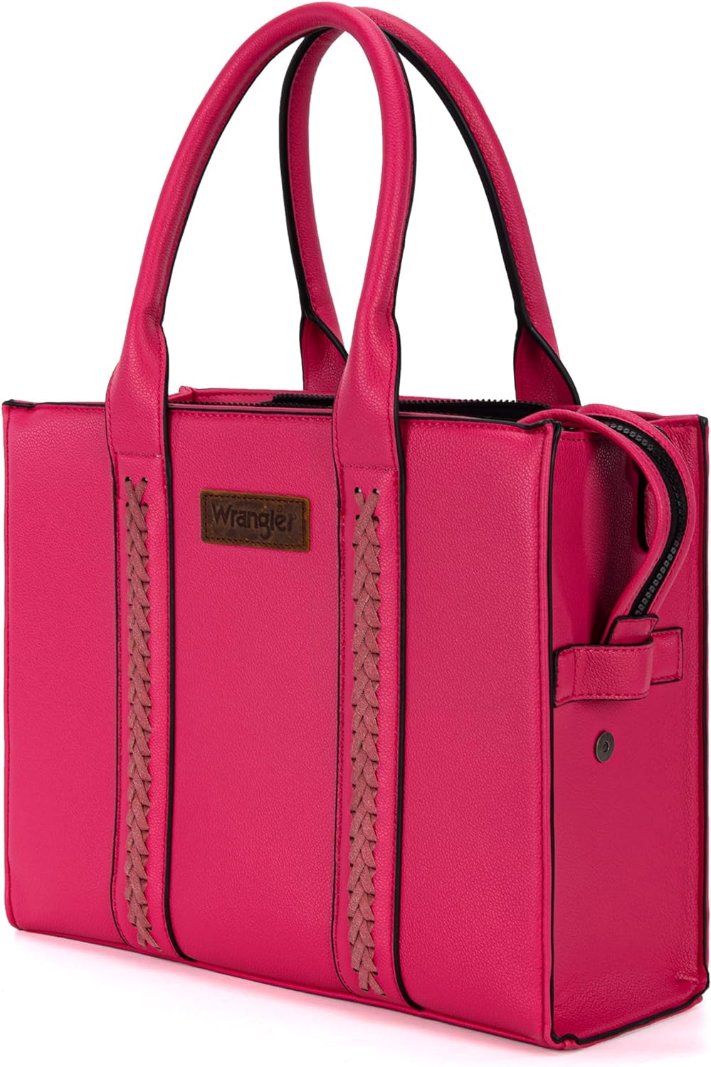 Wrangler Tote Bag for Women Shoulder Purse Handbag with Zipper Crossbody Bag
