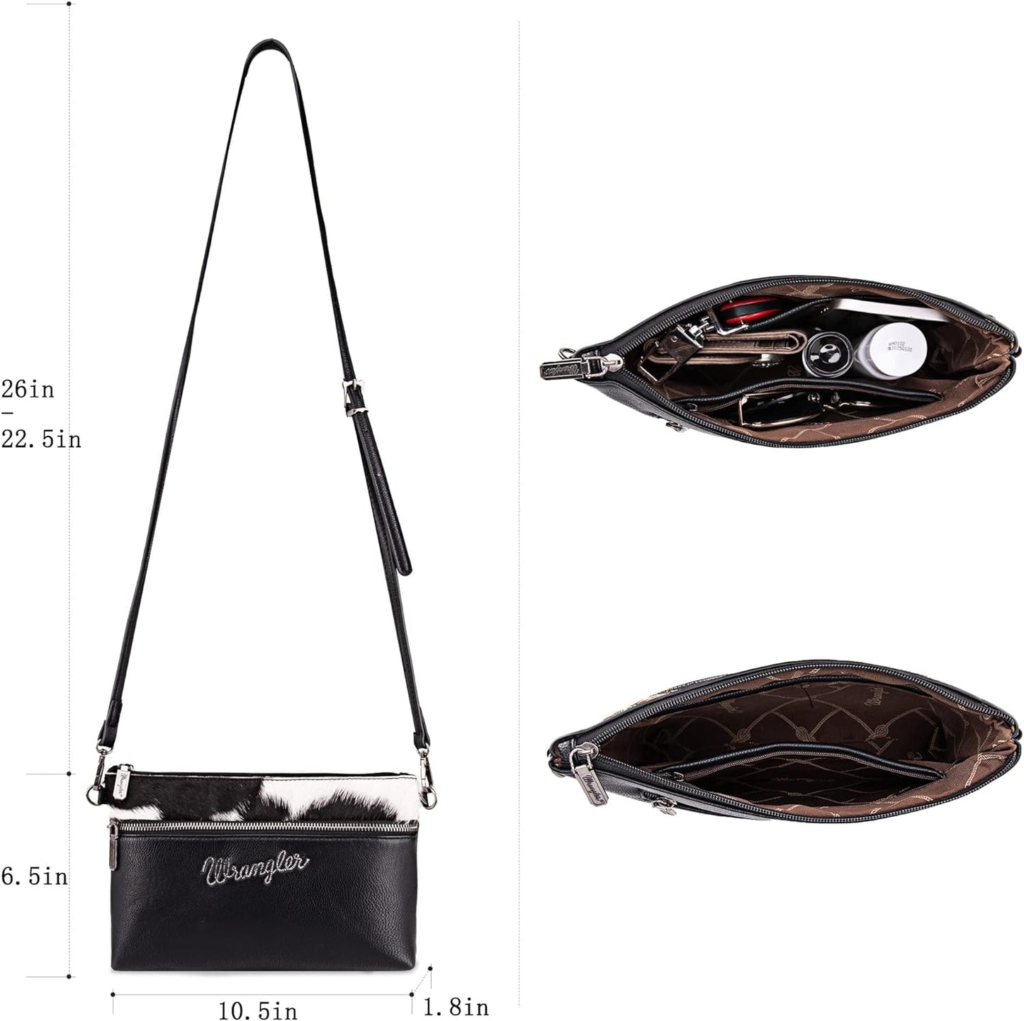Wrangler Western Crossbody Bags for Women Clutch Wristlet Purse