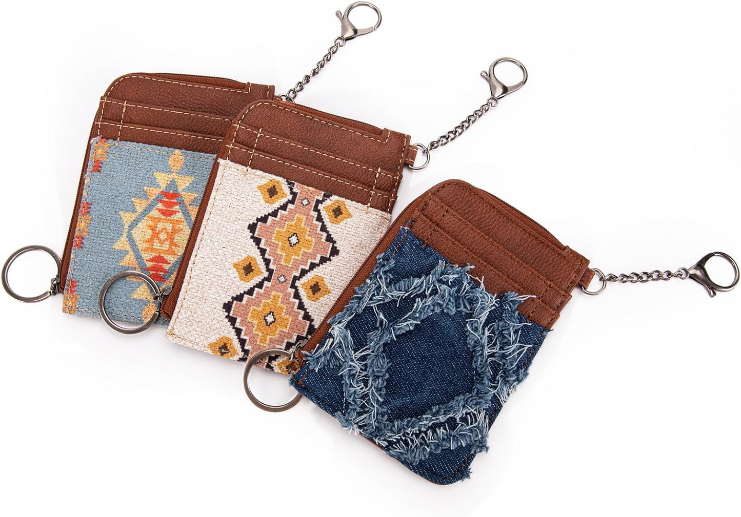 Montana West Wrangler Card Wallet Boho Aztec Credit Card Holder for Women