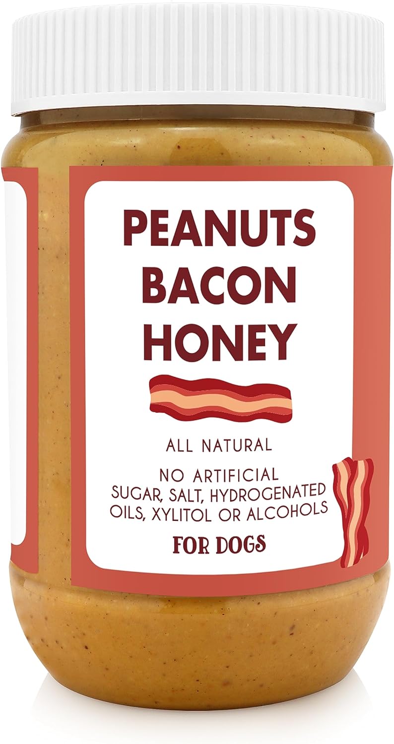 Buddy BUDDER Bark Bistro Company, Ruff Ruff Raw + Pumpkin Pup, Dog Peanut Butter, Healthy Dog Treat, Dog Enrichment, 100% Natural Dog Peanut Butter - Made in USA (Set of 2/ 17oz Jars)