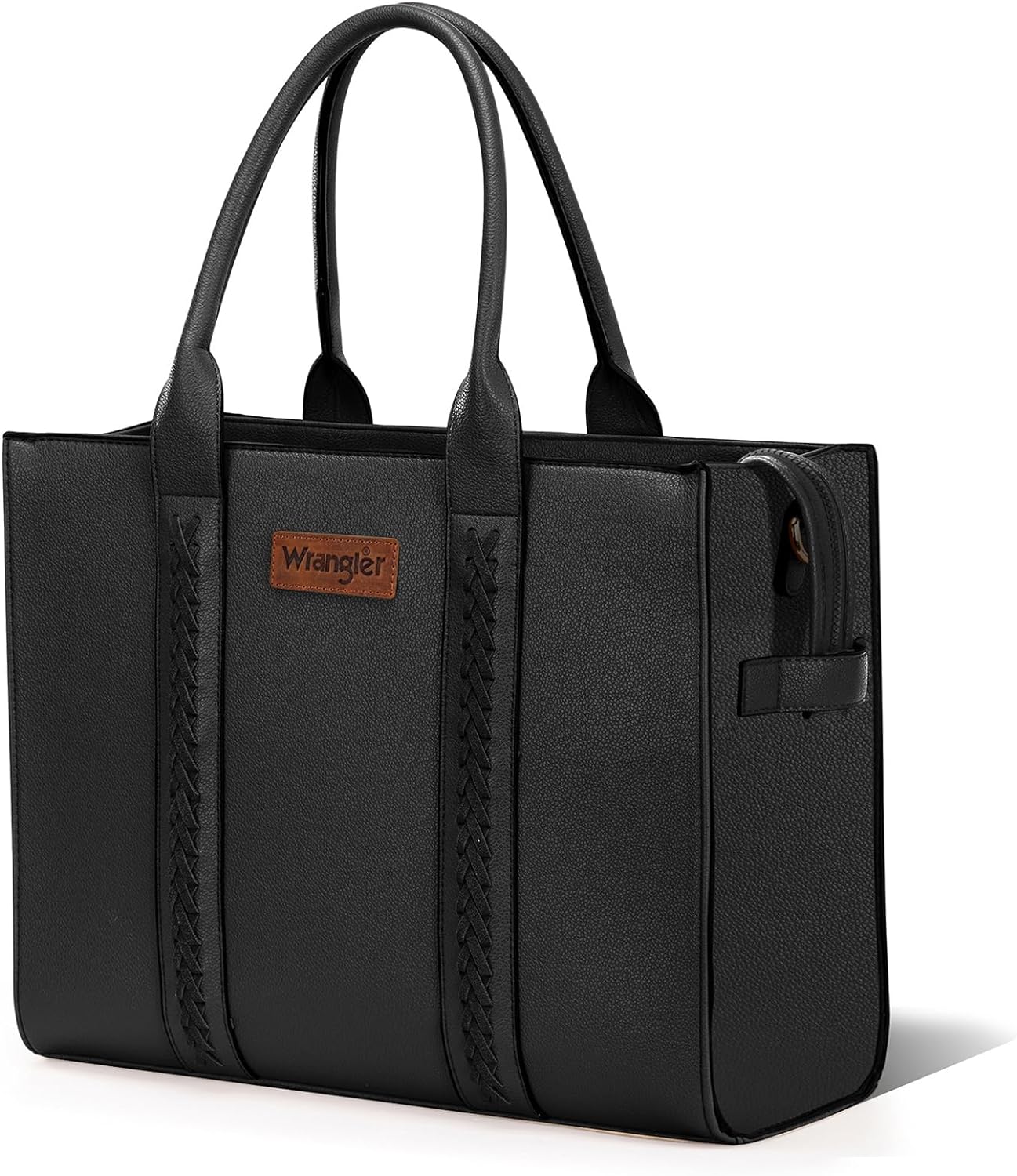 Wrangler Tote Bag for Women Shoulder Purse Handbag with Zipper Crossbody Bag