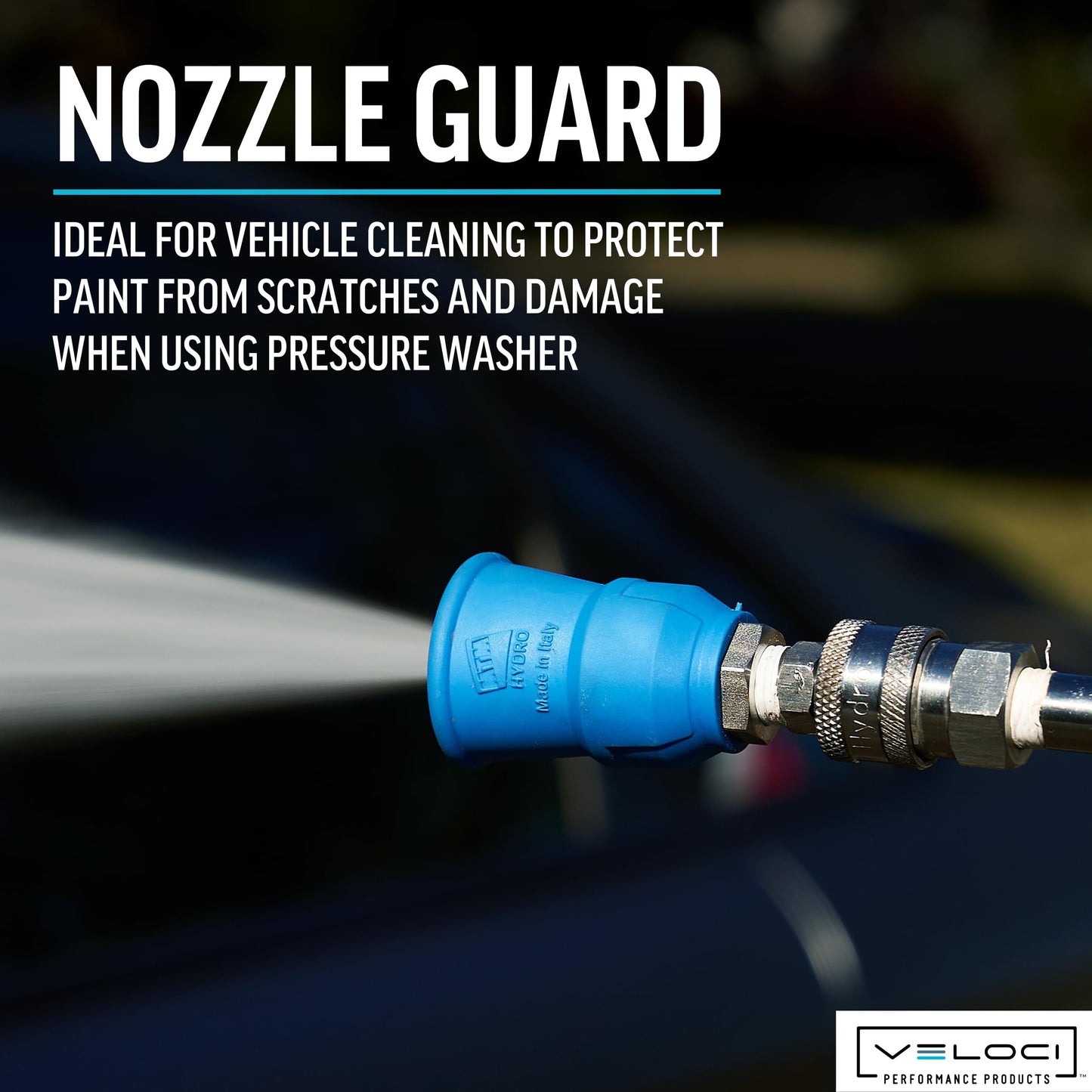 MTM Hydro Acqualine Stainless Steel Pressure Washer Nozzle Guard Holder Tips Protector with 1/4? Quick Coupler Plug, 40 Degrees 3.0