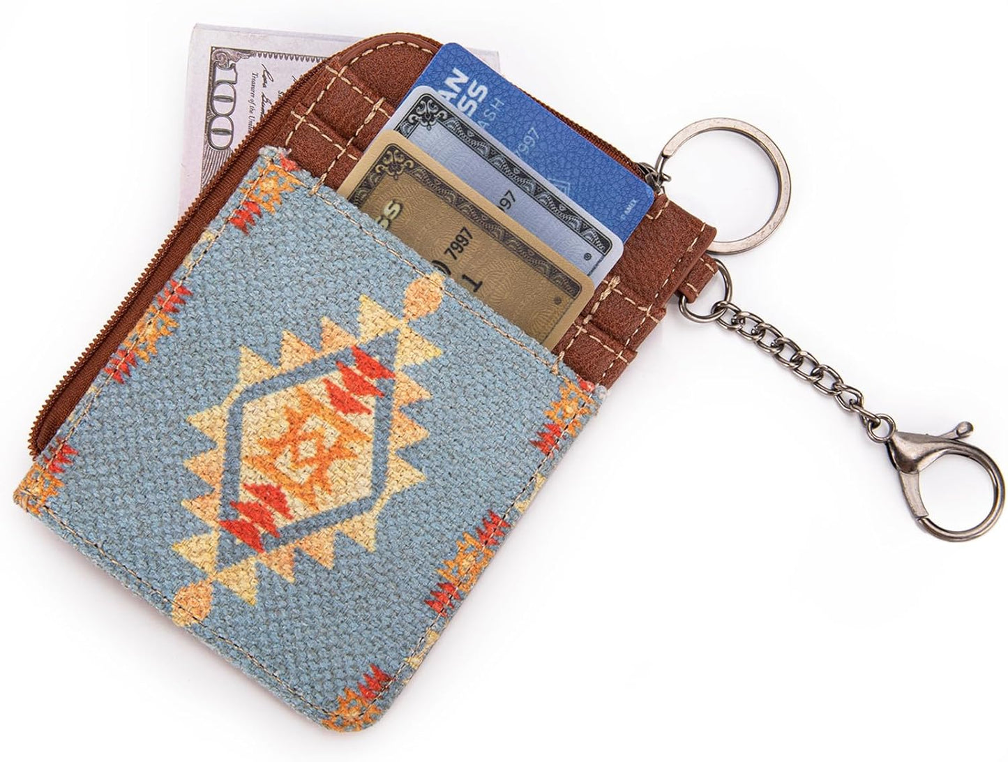 Montana West Wrangler Card Wallet Boho Aztec Credit Card Holder for Women