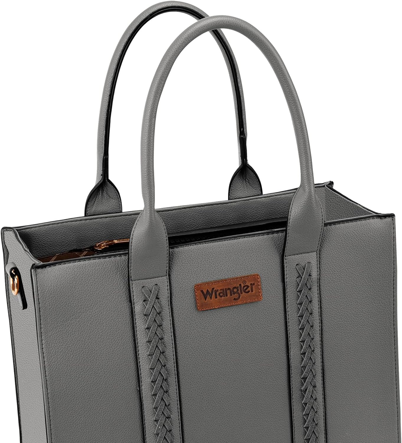 Wrangler Tote Bag for Women Shoulder Purse Handbag with Zipper Crossbody Bag